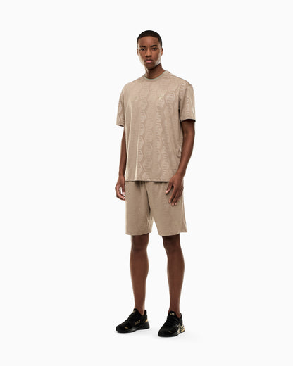 EA7 Soccer jersey T-shirt and shorts set