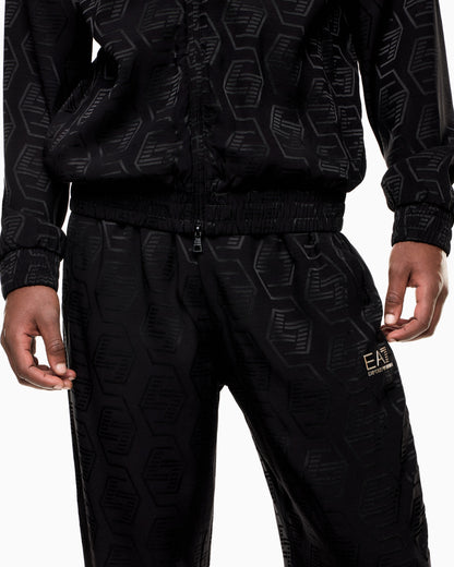 EA7 Soccer tracksuit in jacquard viscose