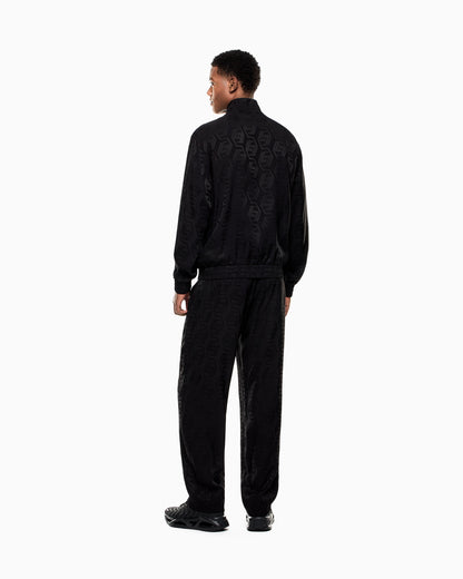 EA7 Soccer tracksuit in jacquard viscose