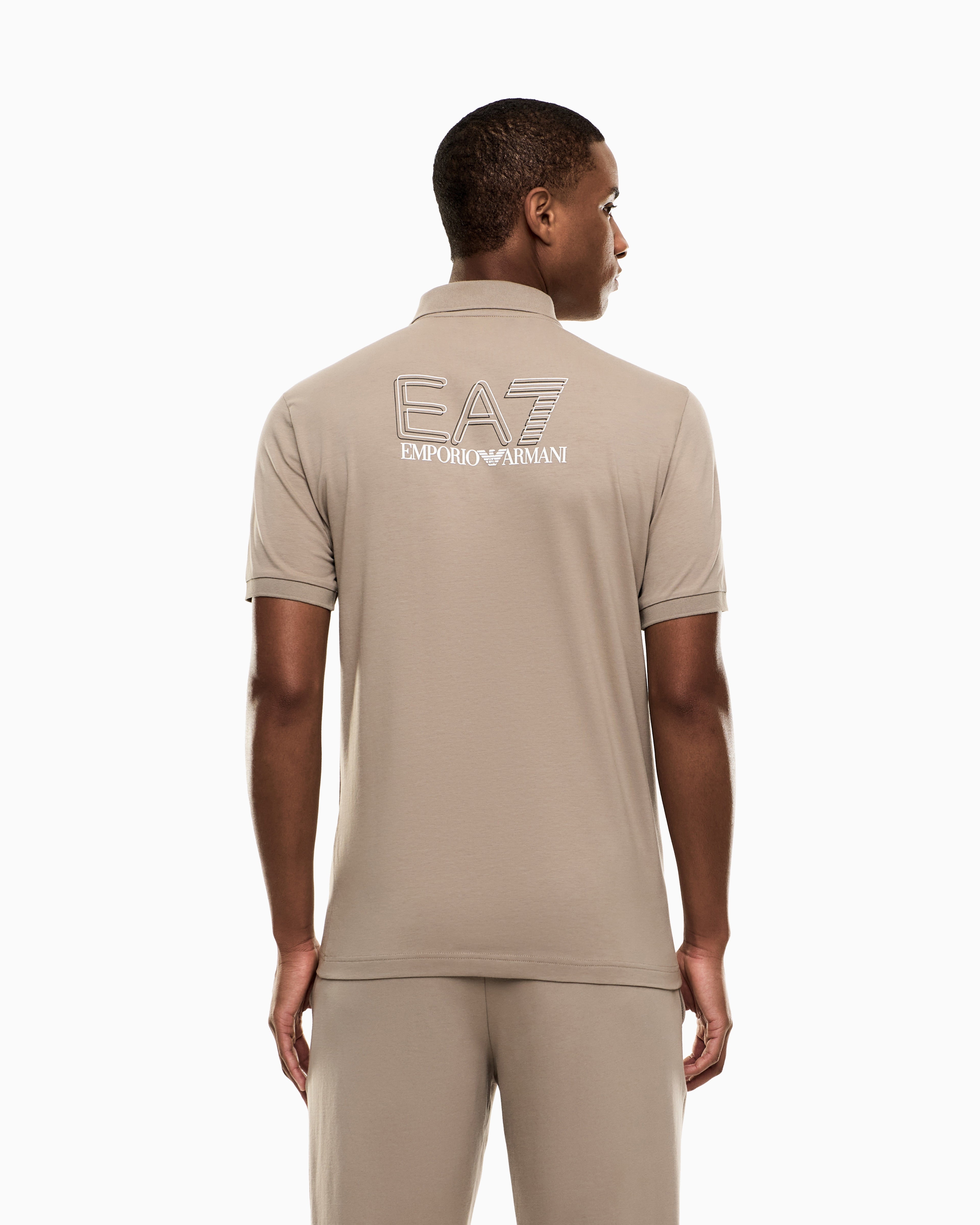 EA7 Visibility cotton jersey T-shirt