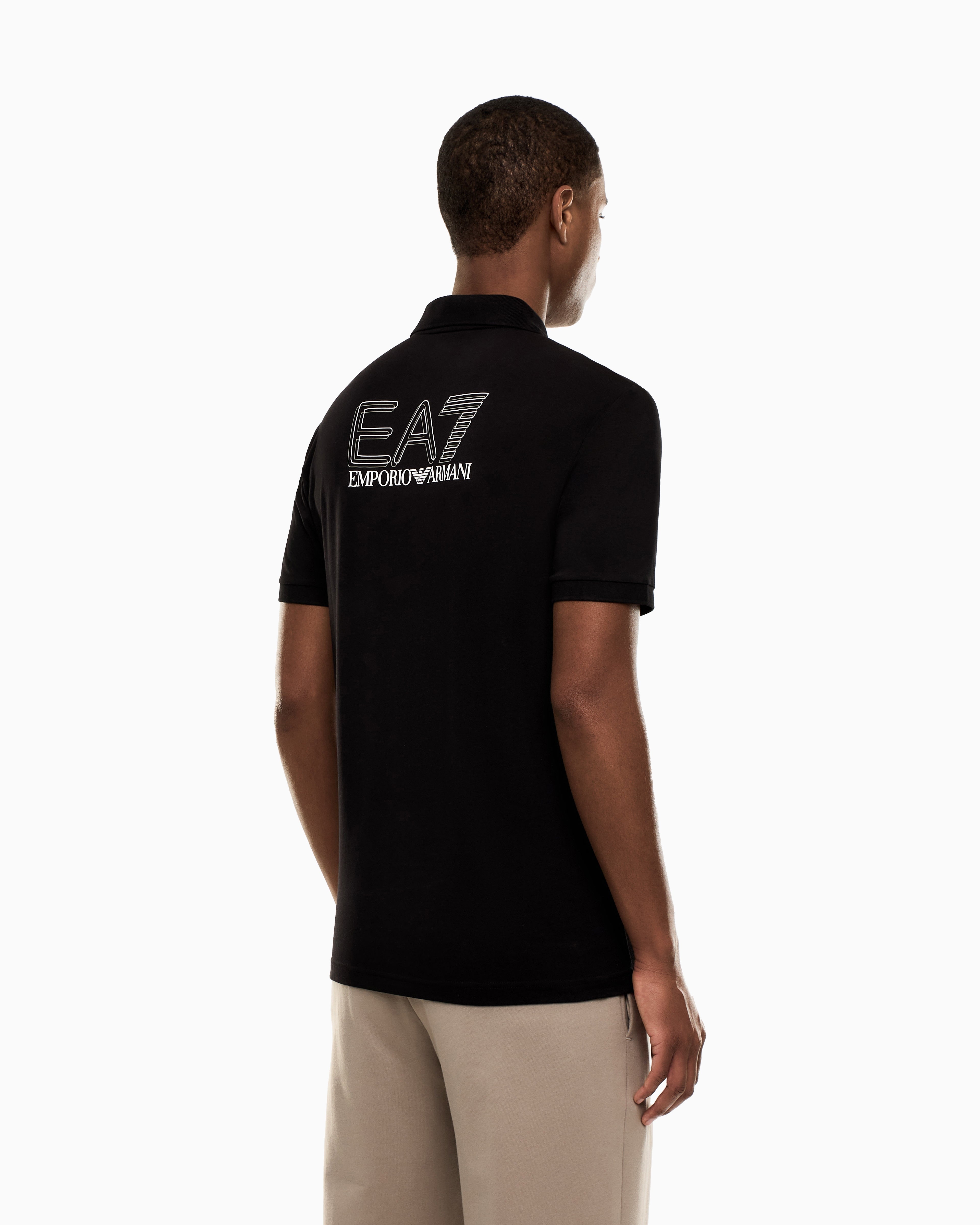 EA7 Visibility cotton jersey T-shirt