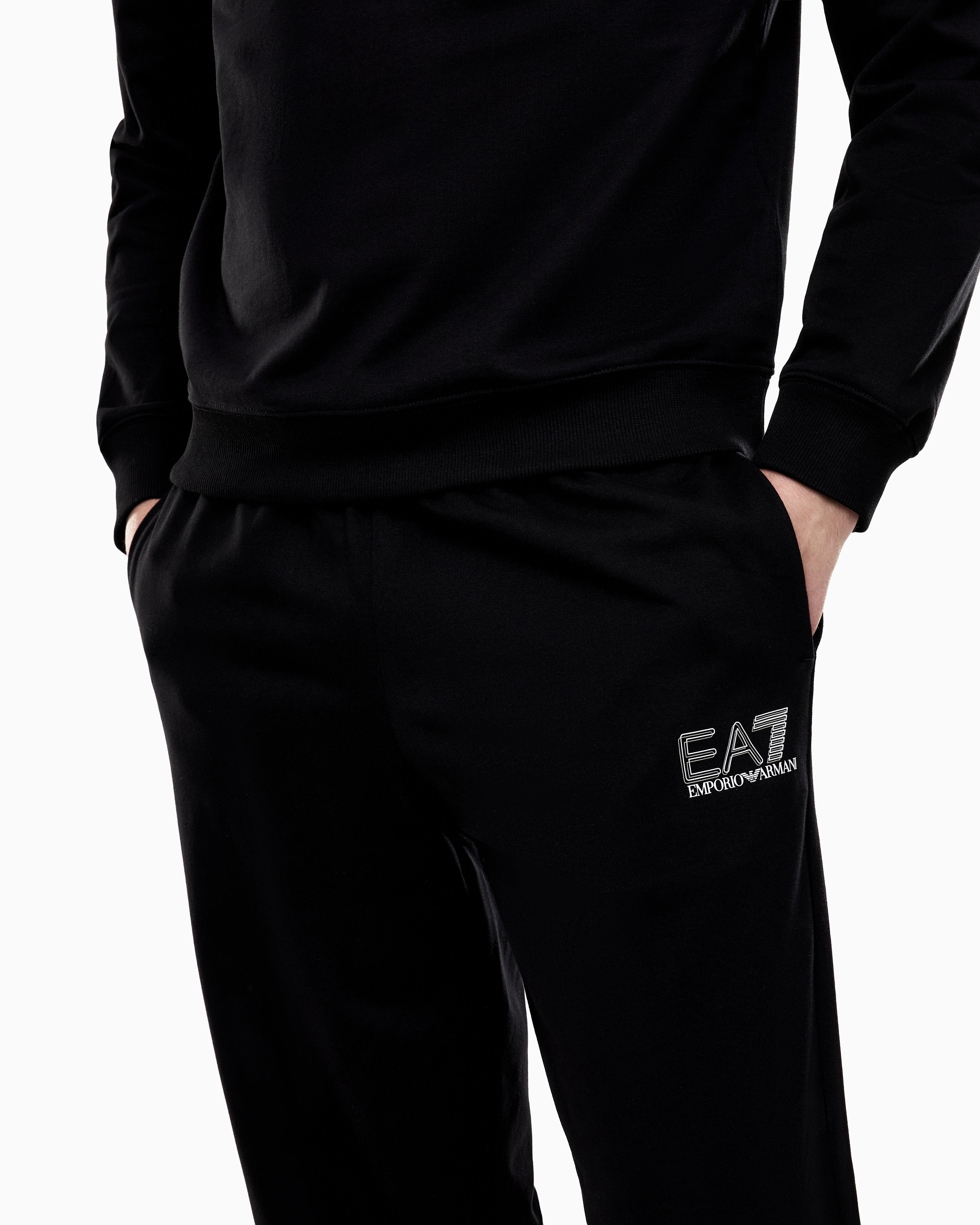 EA7 Visibility pure cotton tracksuit