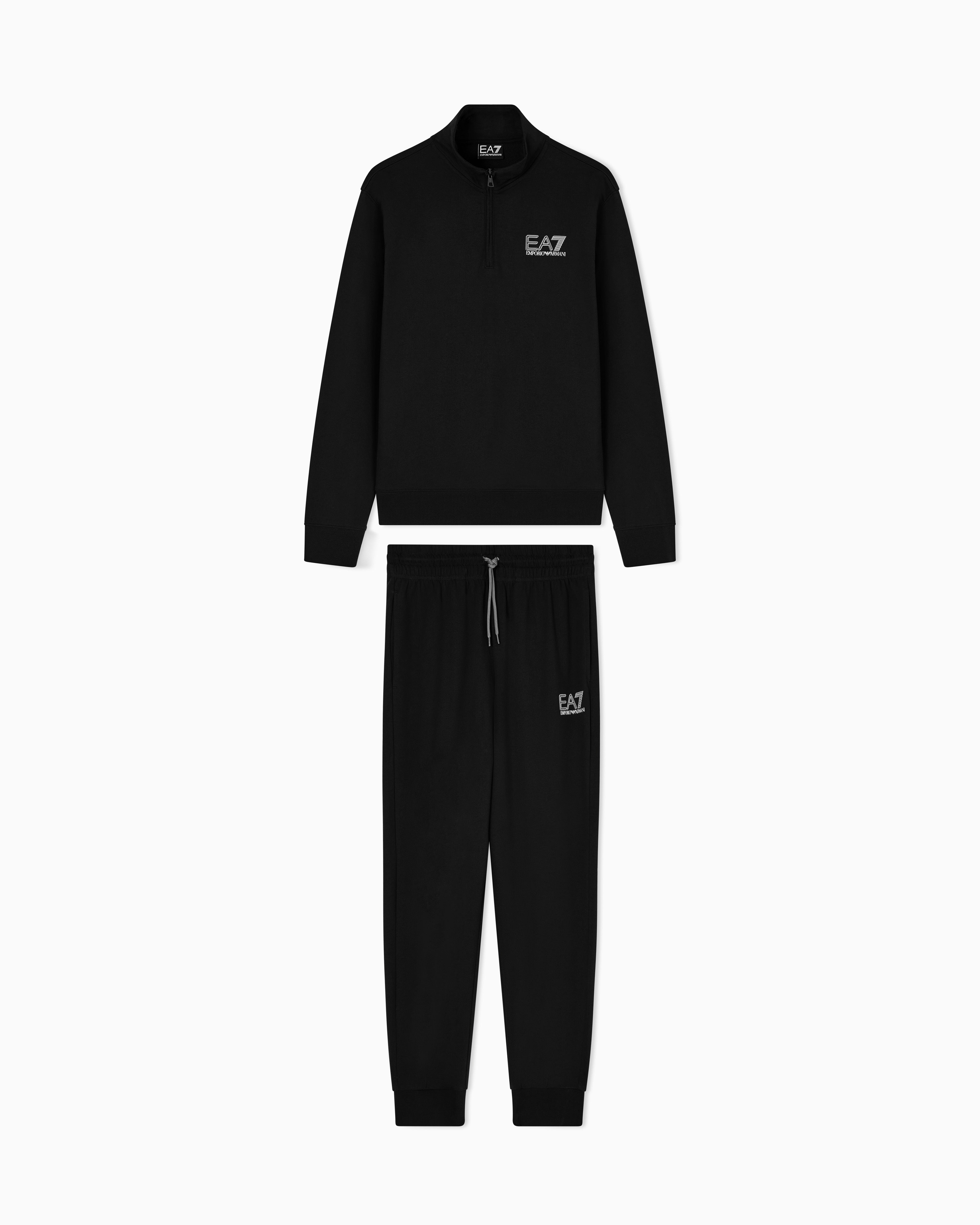 EA7 Visibility pure cotton tracksuit