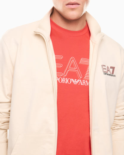 EA7 Jersey tracksuit with logo details