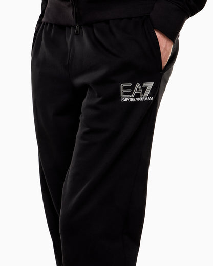 EA7 Jersey tracksuit with logo details