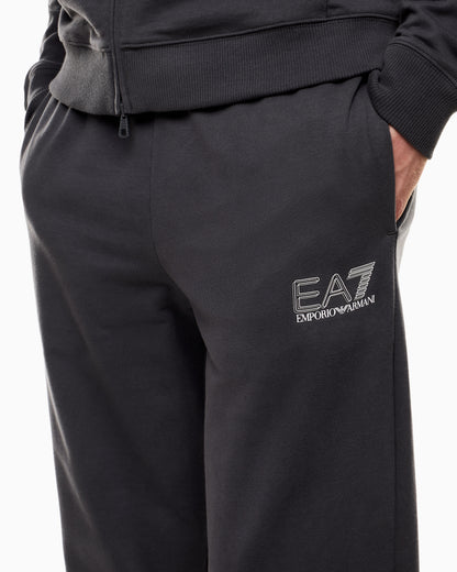 EA7 Pure cotton tracksuit with hood
