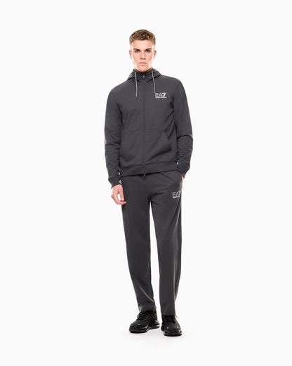 EA7 Pure cotton tracksuit with hood