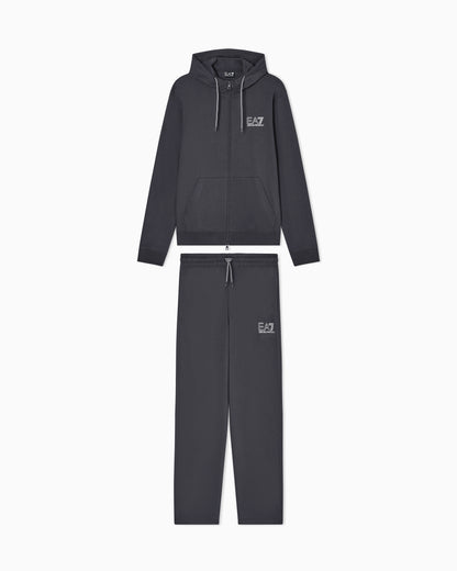 EA7 Pure cotton tracksuit with hood