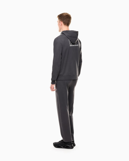 EA7 Pure cotton tracksuit with hood