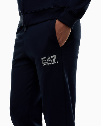 EA7 Pure cotton tracksuit with hood