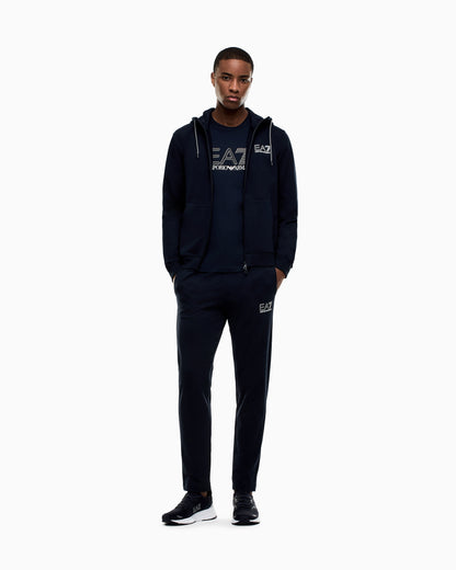 EA7 Pure cotton tracksuit with hood