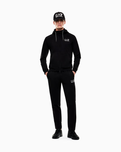 EA7 Pure cotton tracksuit with hood