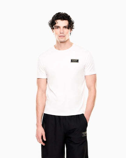 EA7 Premium Label stretch viscose-blend crew-neck T-Shirt