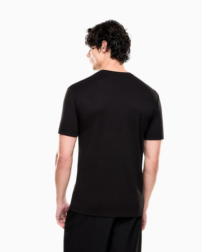 EA7 Premium Label stretch viscose-blend crew-neck T-Shirt