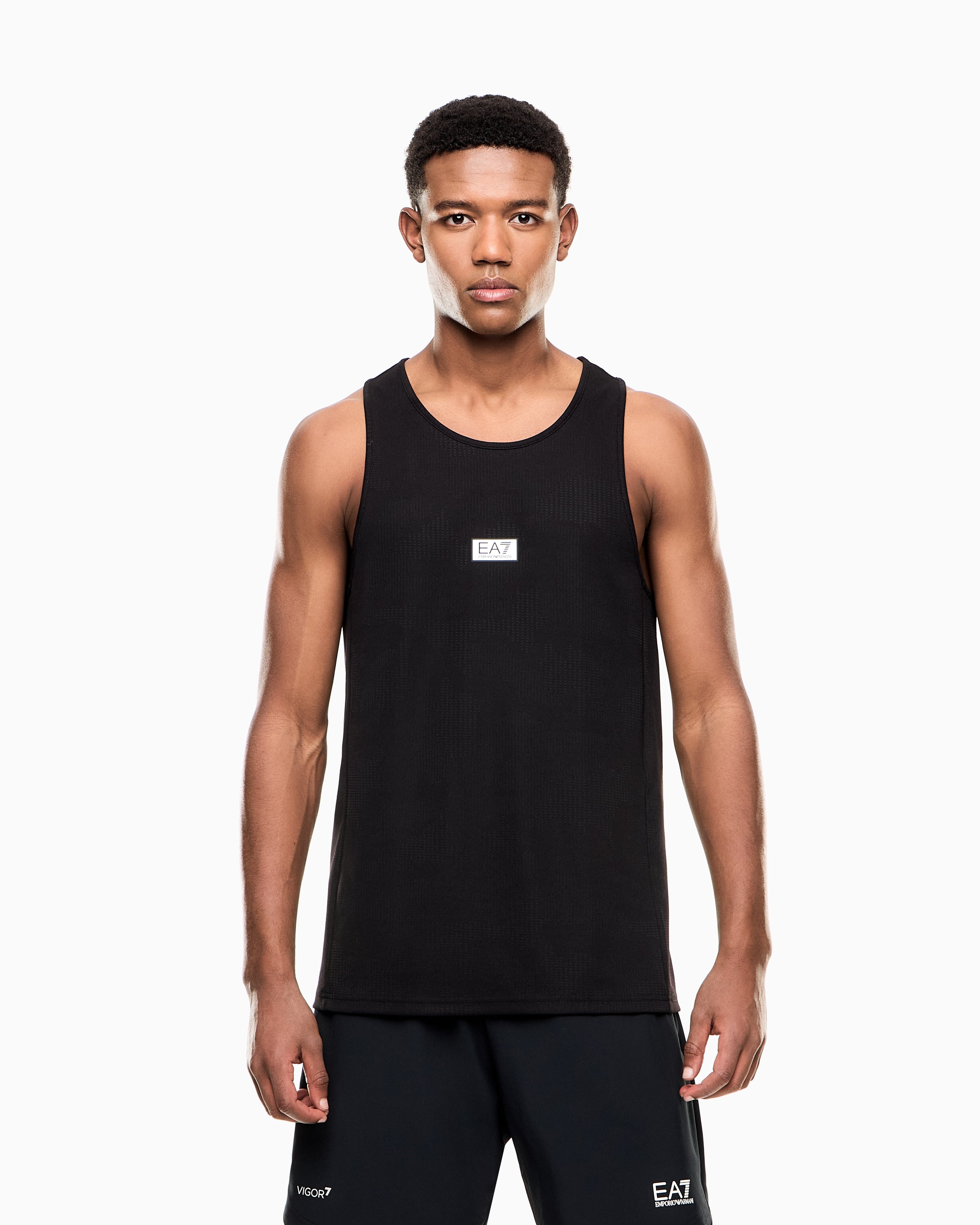 EA7 Dynamic Athlete tank top in VIGOR7 technical fabric