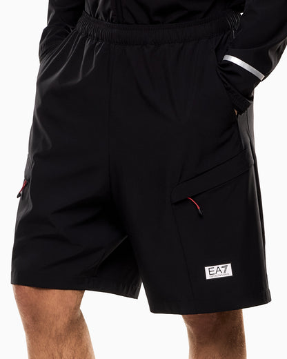 EA7 Dynamic Athlete VENTUS7 technical-fabric cargo Bermuda shorts