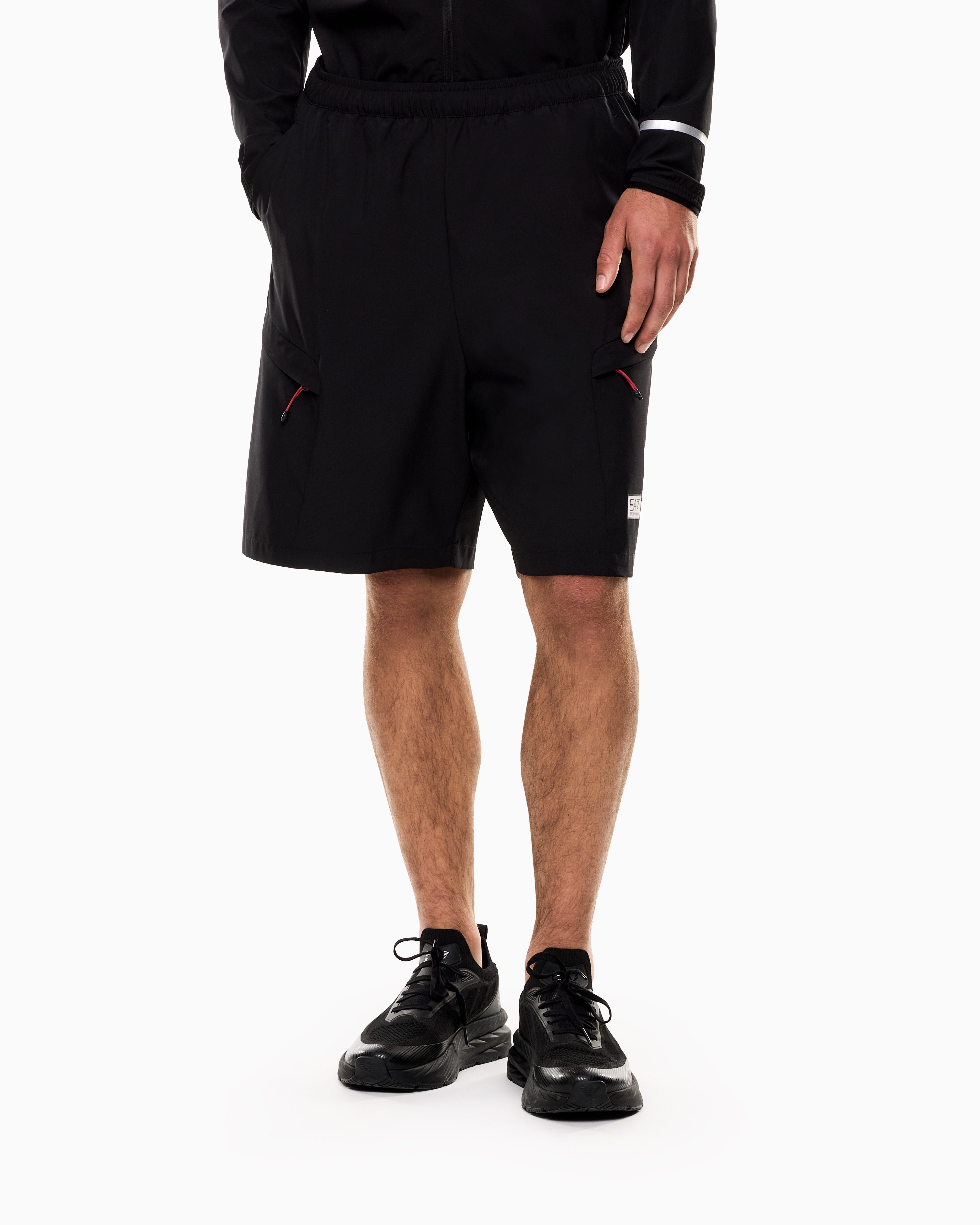 EA7 Dynamic Athlete VENTUS7 technical-fabric cargo Bermuda shorts