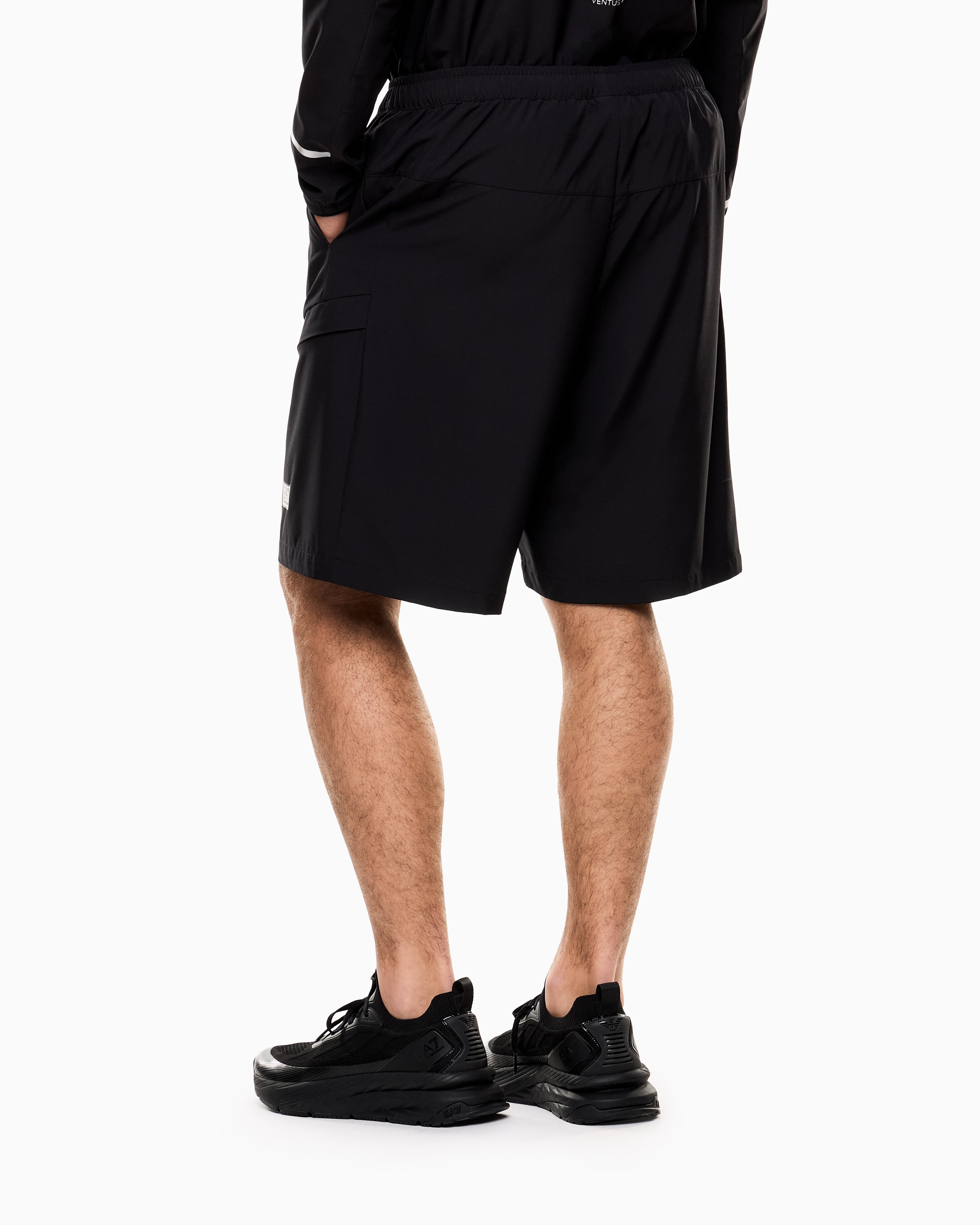 EA7 Dynamic Athlete VENTUS7 technical-fabric cargo Bermuda shorts