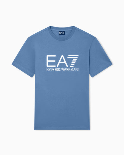 EA7 Slim-fit t-shirt Core Identity in cotton with big logo