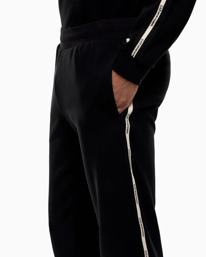 EA7 Logo Series cotton-blend joggers