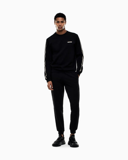 EA7 Logo Series cotton-blend joggers