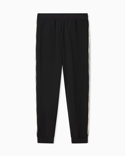 EA7 Logo Series cotton-blend joggers