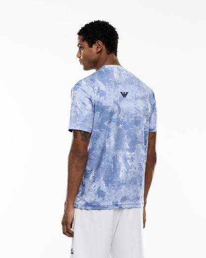 EA7 Tennis Pro print T-shirt in VENTUS7 technical fabric