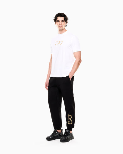 EA7 Premium Label cotton jersey crew-neck T-shirt