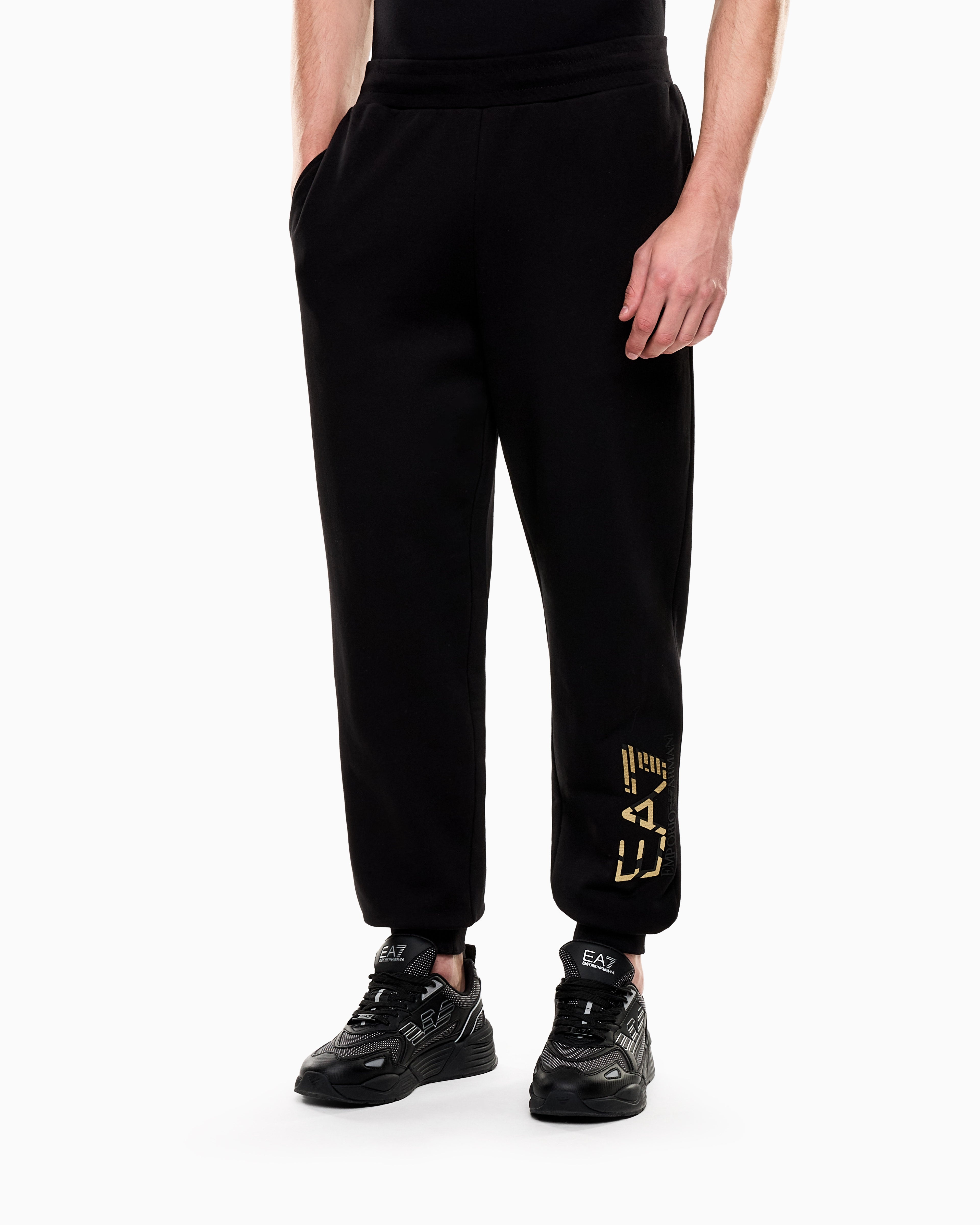 EA7 Premium Label jogger pants in cotton