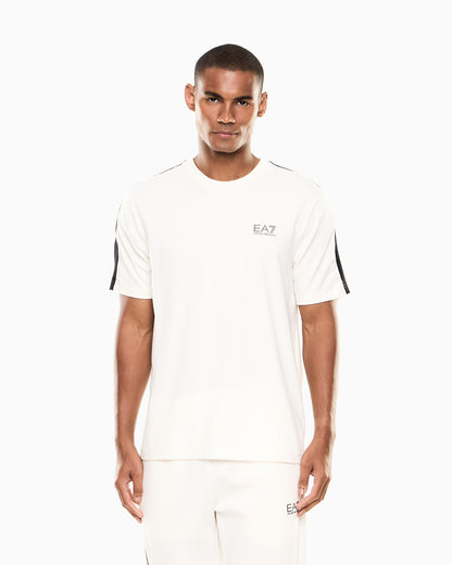 EA7 Dynamic Athlete T-shirt in Natural VENTUS7 technical fabric