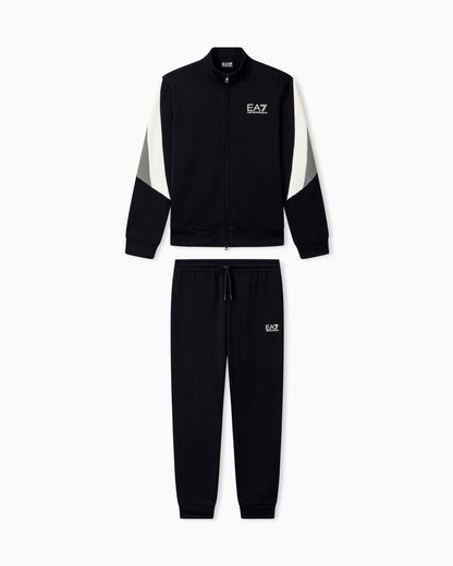 EA7 Summer Block pure cotton tracksuit