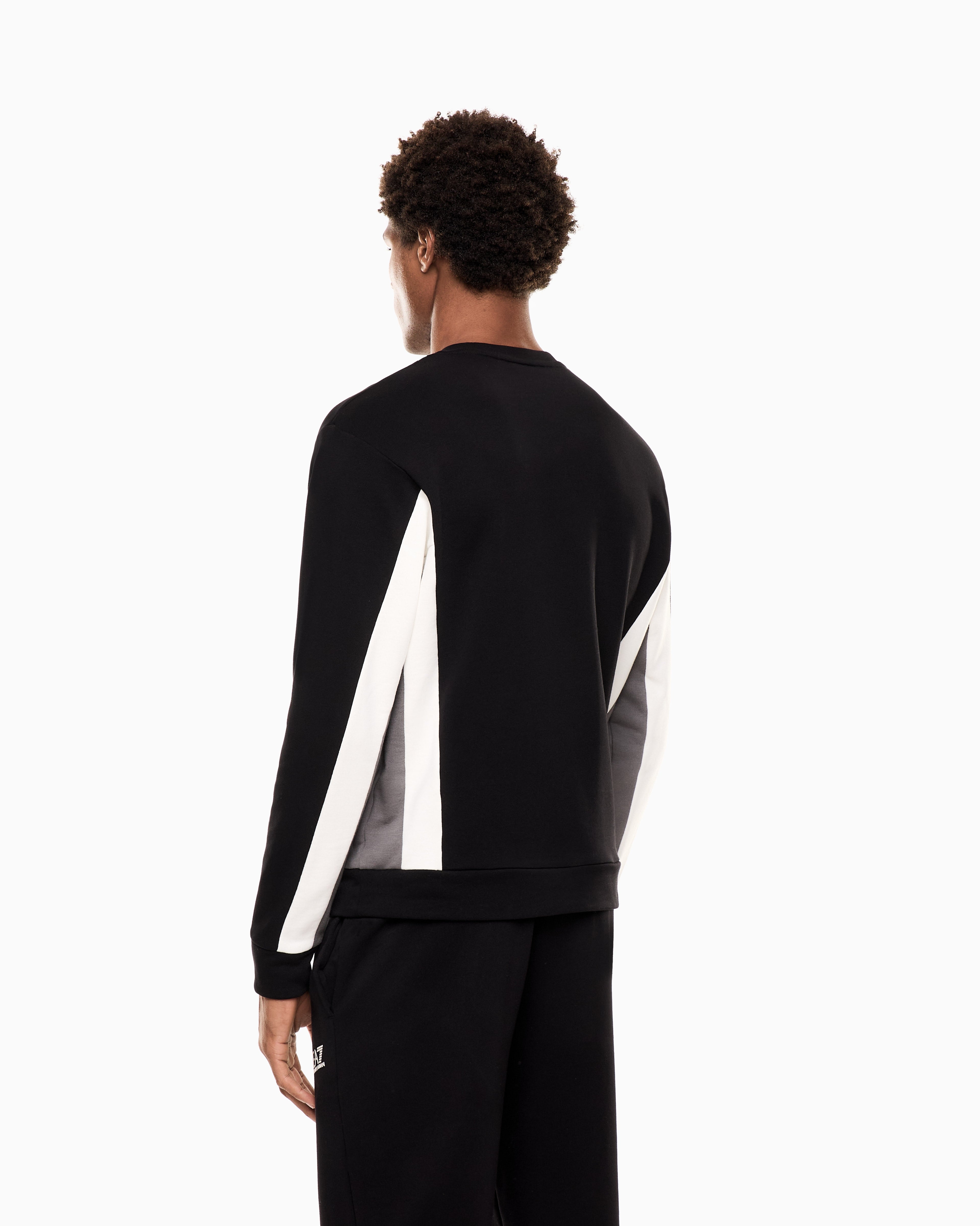 EA7 Summer Block pure cotton sweatshirt