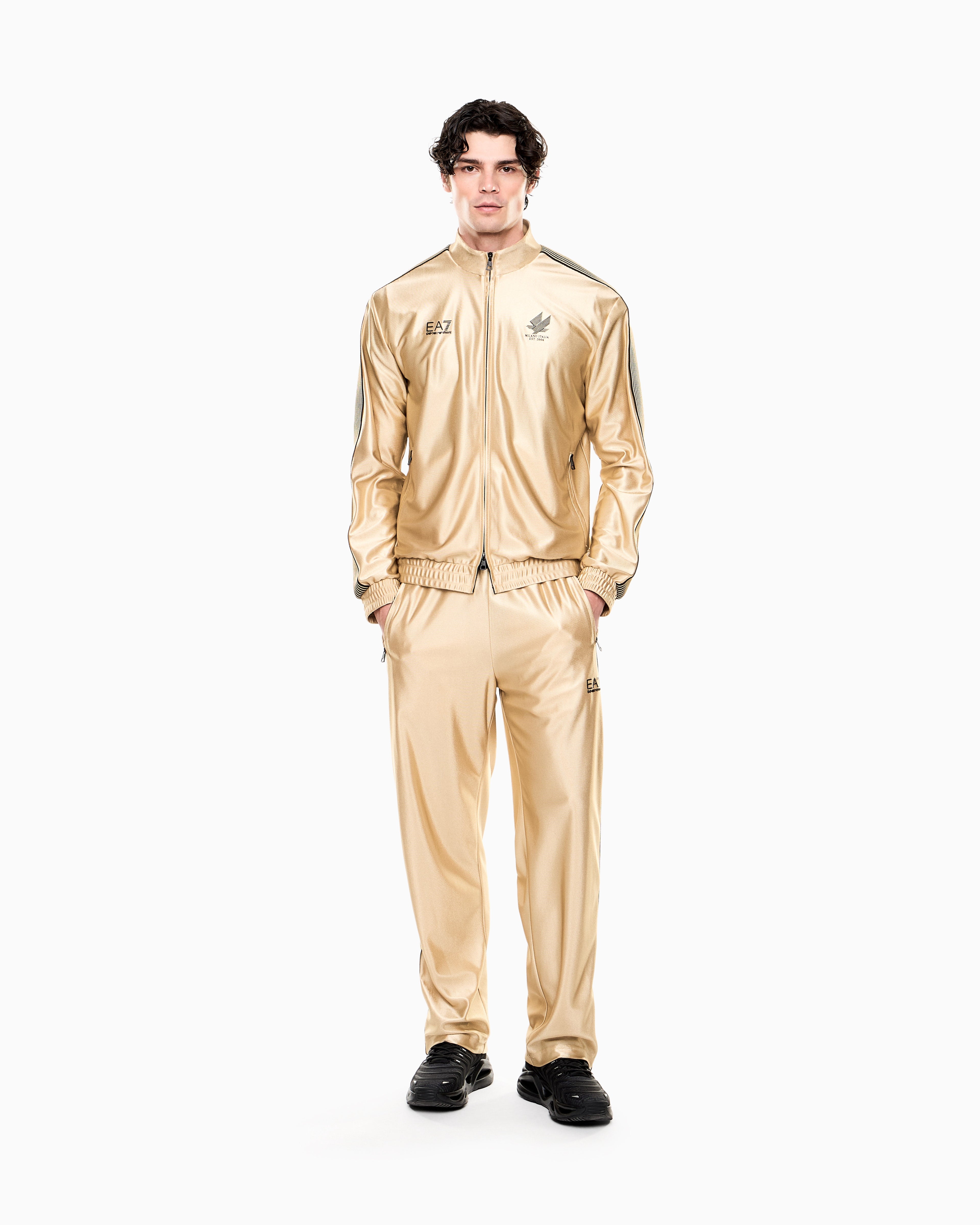 EA7 Soccer technical-fabric tracksuit