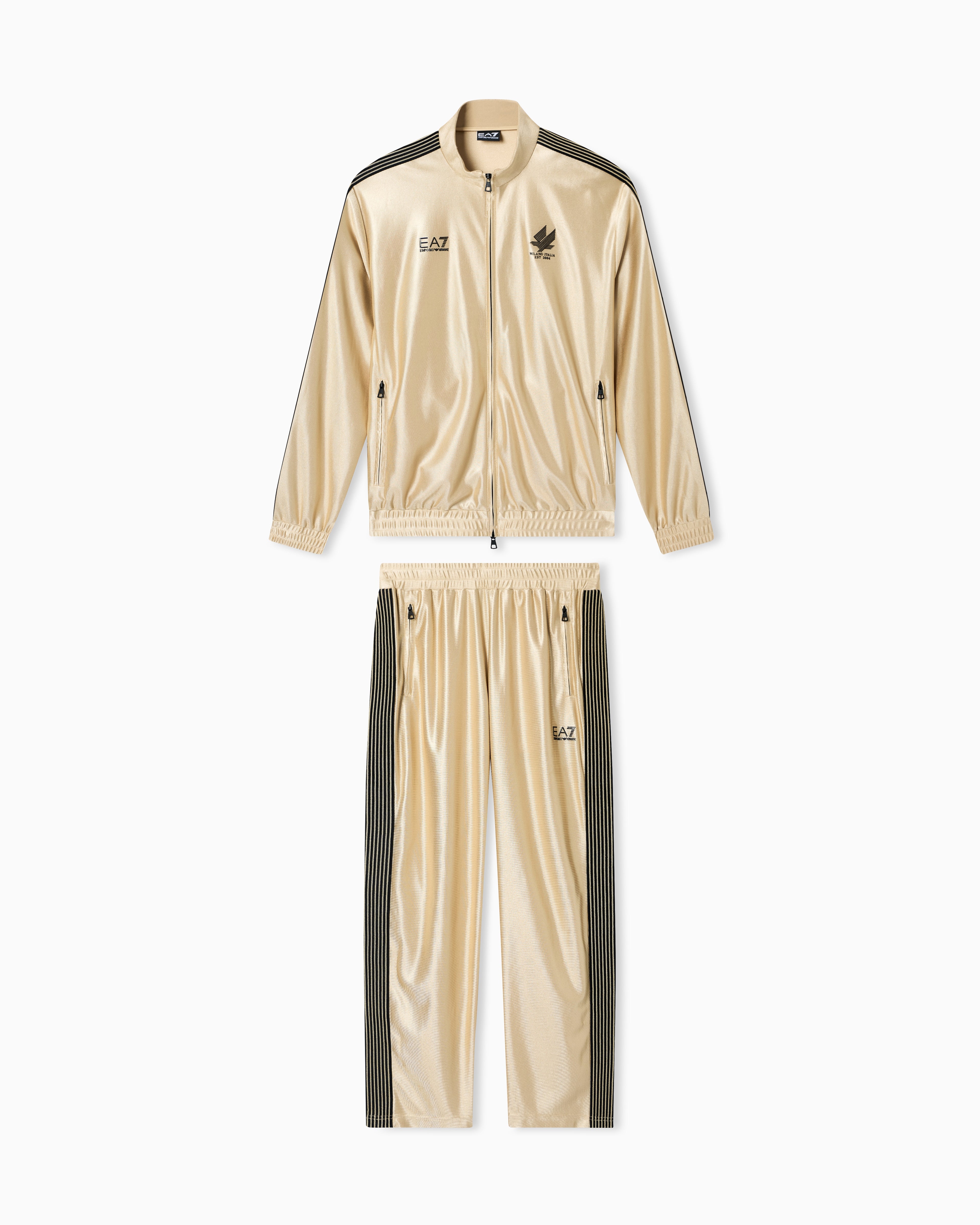 EA7 Soccer technical-fabric tracksuit
