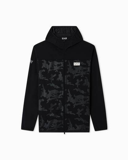 EA7 Dynamic Athlete hooded sweatshirt in VIGOR7 technical fabric