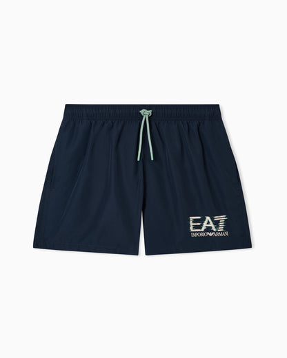 EA7 Beachwear boxer shorts in lightweight technical fabric