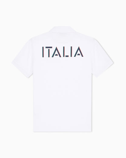 EA7 Italian Spirit cotton-jersey polo shirt