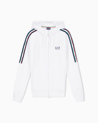 EA7 Italian Spirit jersey hooded sweatshirt
