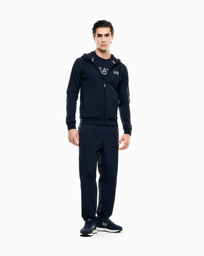 EA7 Italian Spirit jersey hooded sweatshirt