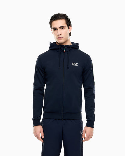 EA7 Italian Spirit jersey hooded sweatshirt