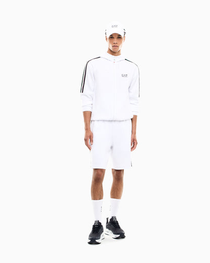 EA7 Italian Spirit cotton-blend Bermuda shorts