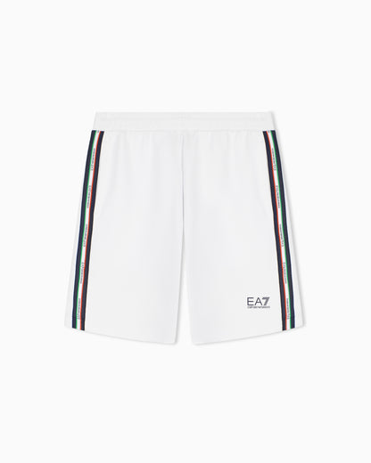 EA7 Italian Spirit cotton-blend Bermuda shorts