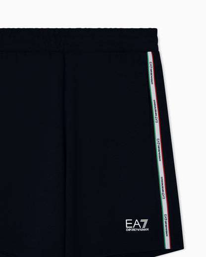 EA7 Italian Spirit cotton-blend Bermuda shorts