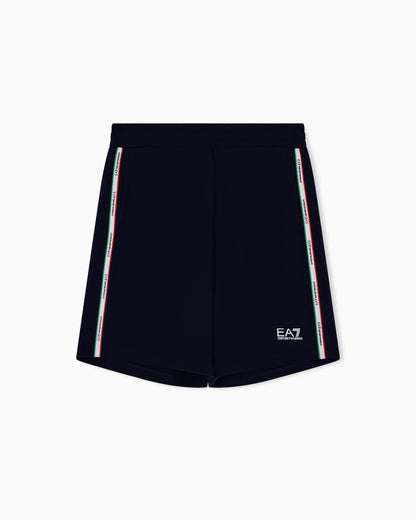 EA7 Italian Spirit cotton-blend Bermuda shorts