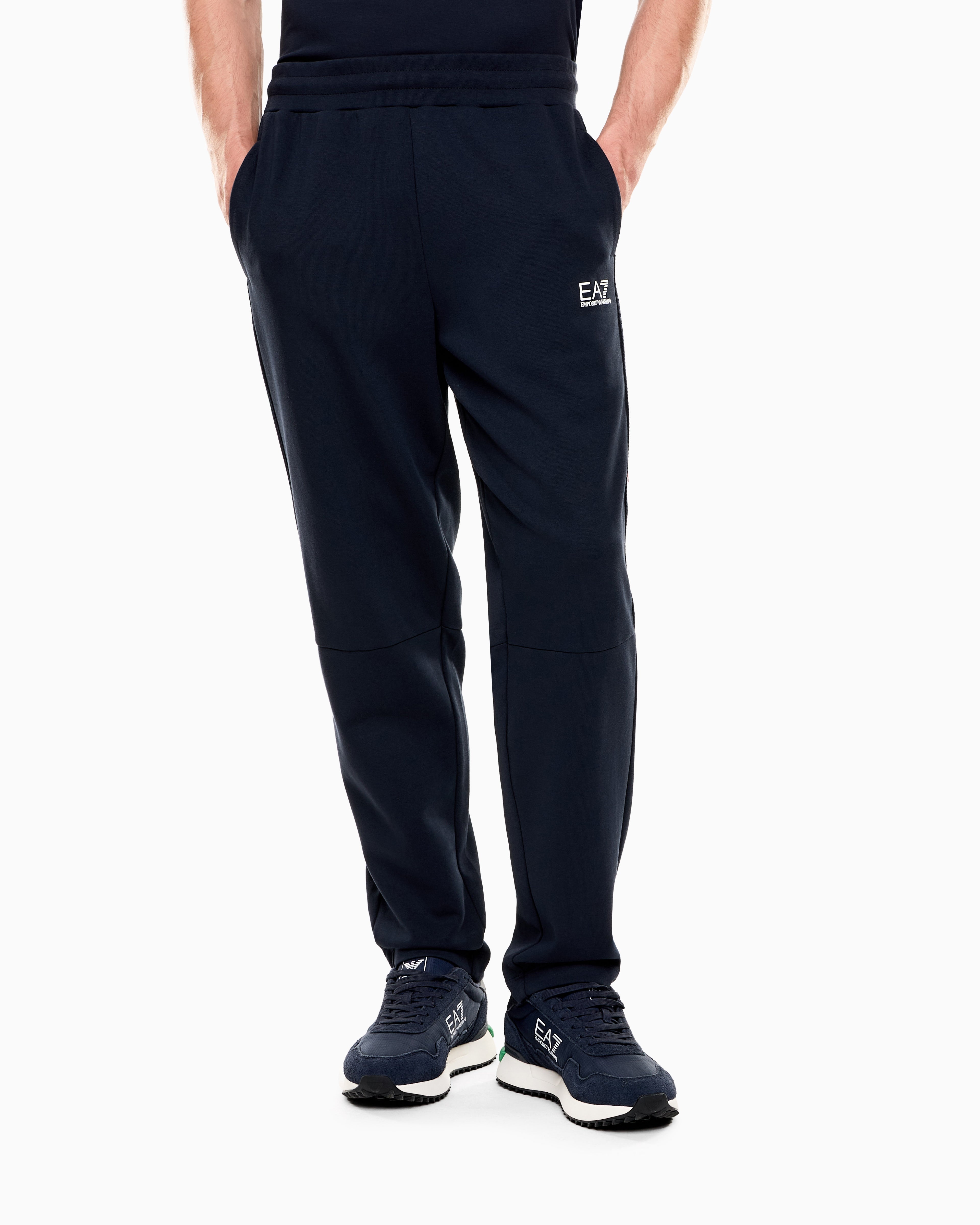 EA7 Italian Spirit cotton-blend joggers