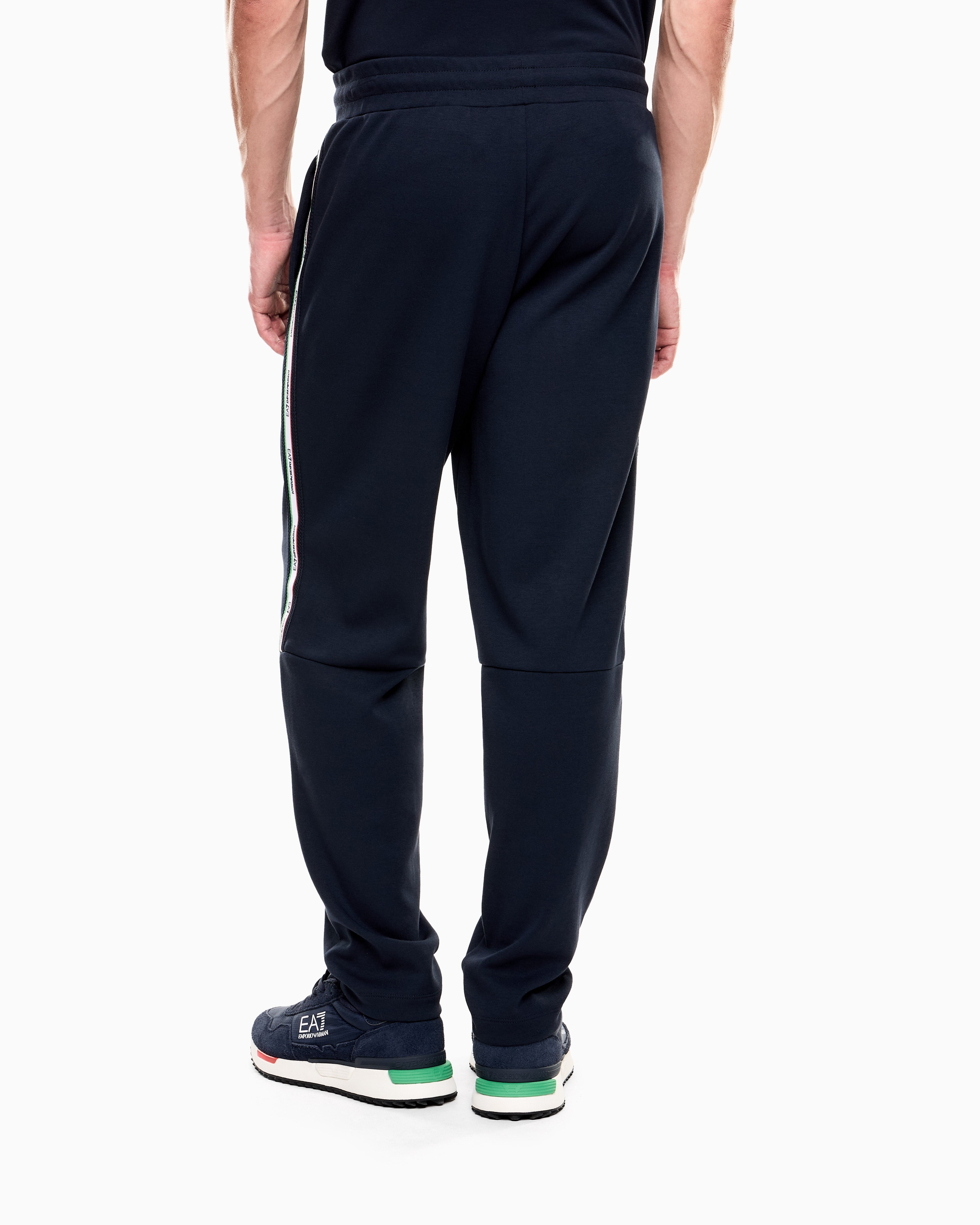 EA7 Italian Spirit cotton-blend joggers