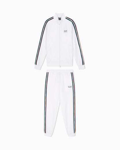 EA7 Italian Spirit cotton-blend tracksuit