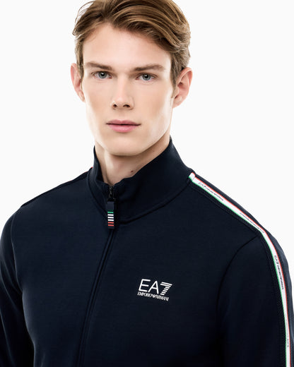EA7 Italian Spirit cotton-blend tracksuit