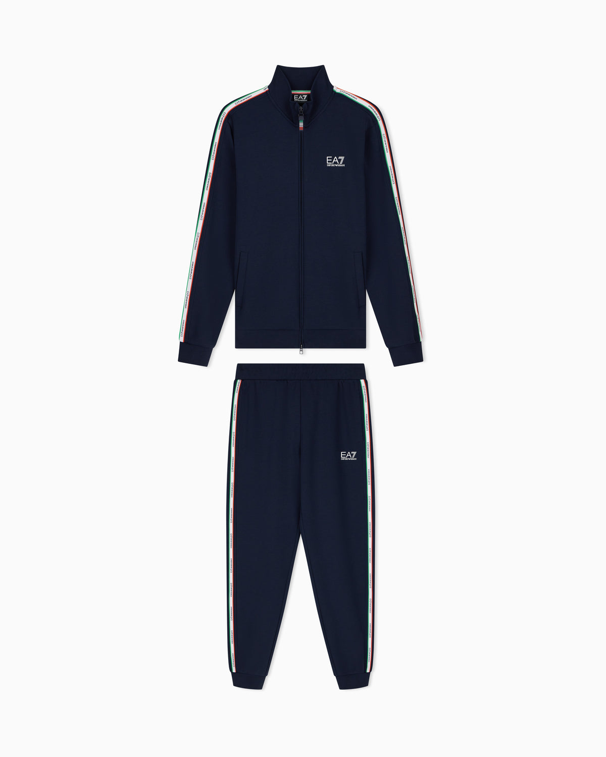 EA7 Italian Spirit cotton-blend tracksuit