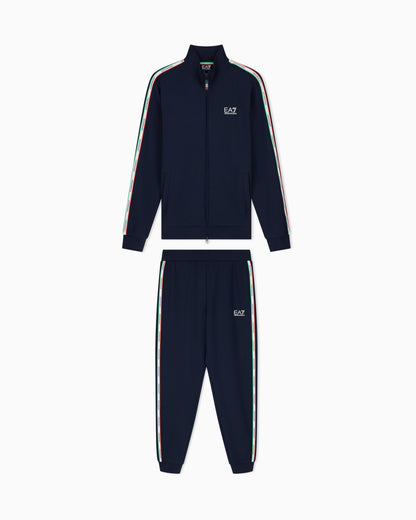 EA7 Italian Spirit cotton-blend tracksuit